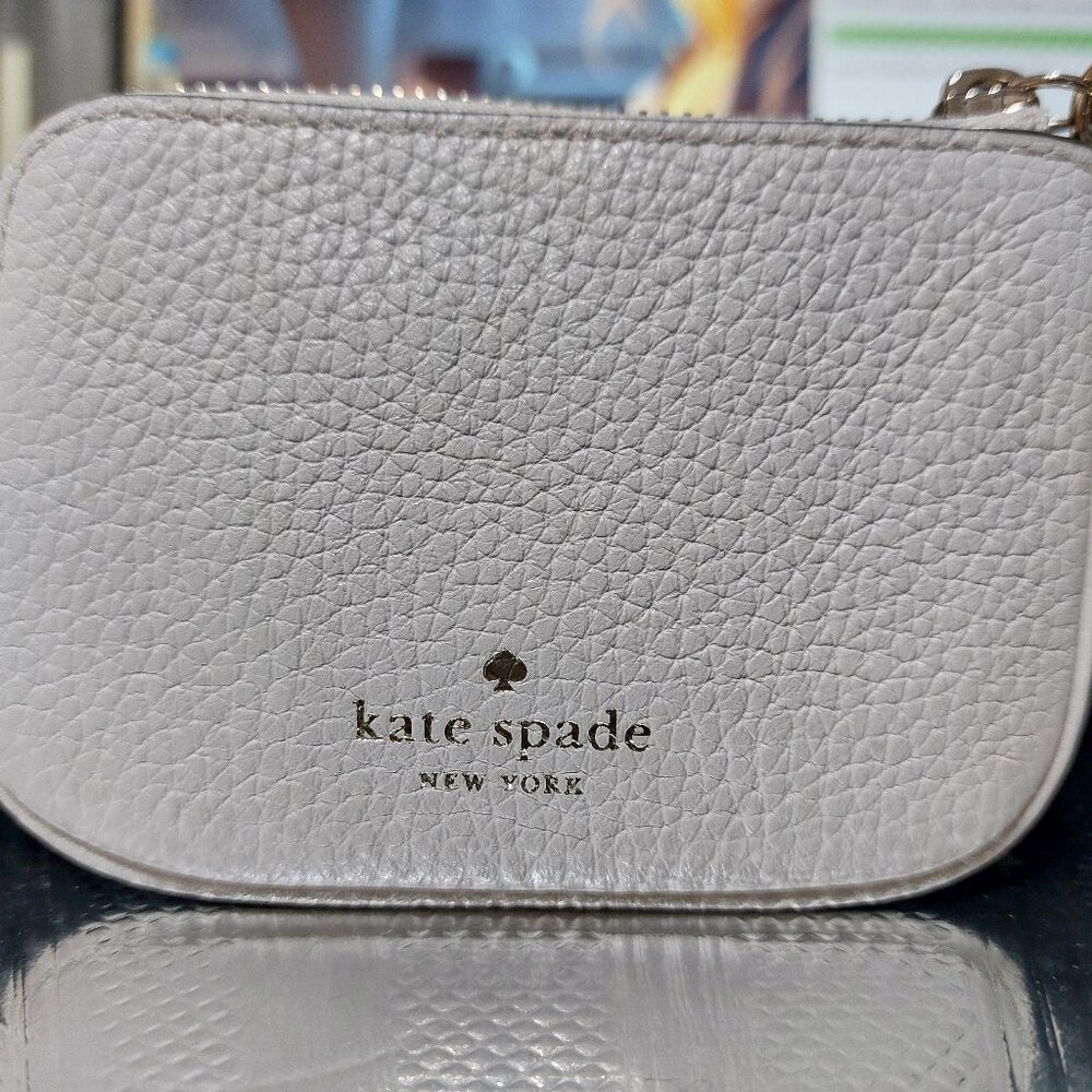 Kate Spade Mini Clip On COIN PURSE KEYCHAIN BAG CHARM Mini Bag Wallet 2 COLORS - Picture 7 of 14